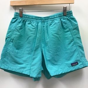 Patagonia Women's Baggies 5" Shorts Small Teal